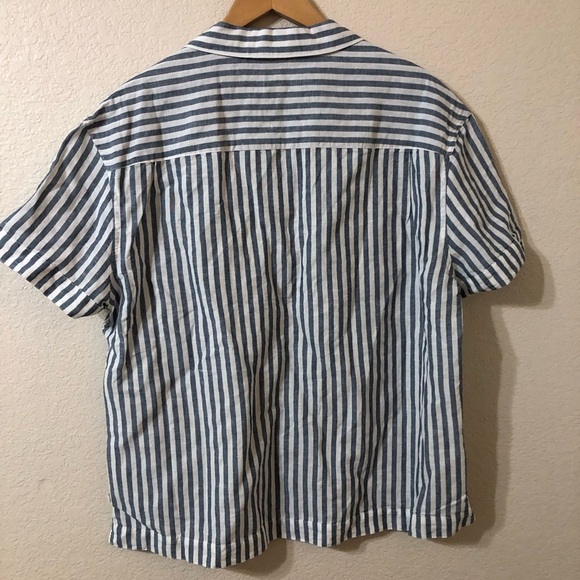 UpWest Blue Striped Men's Shirt - Picture 5 of 7